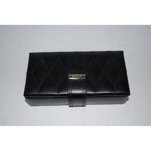 Wolf Leather Travel Jewelry Box – Compact Organizer Case – Used – Light Wear